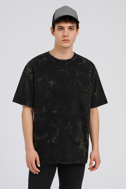Acid Wash Unisex Oversized Classic T-Shirt