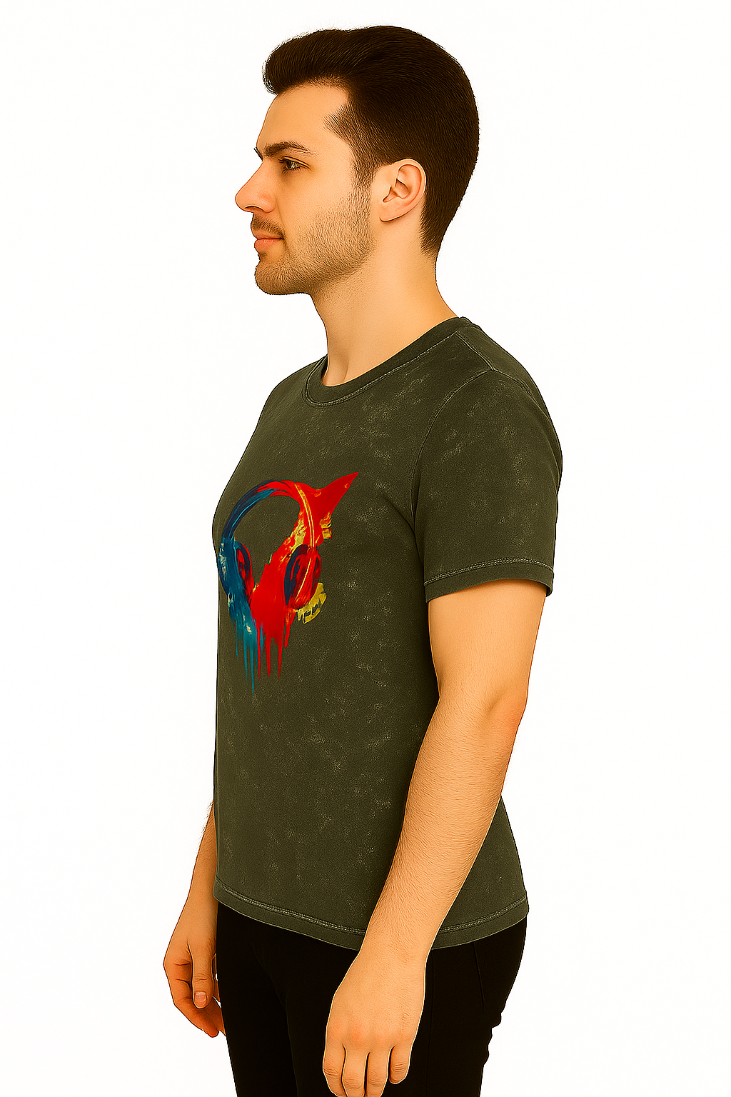 Unisex Acid Washed Oversized Tee