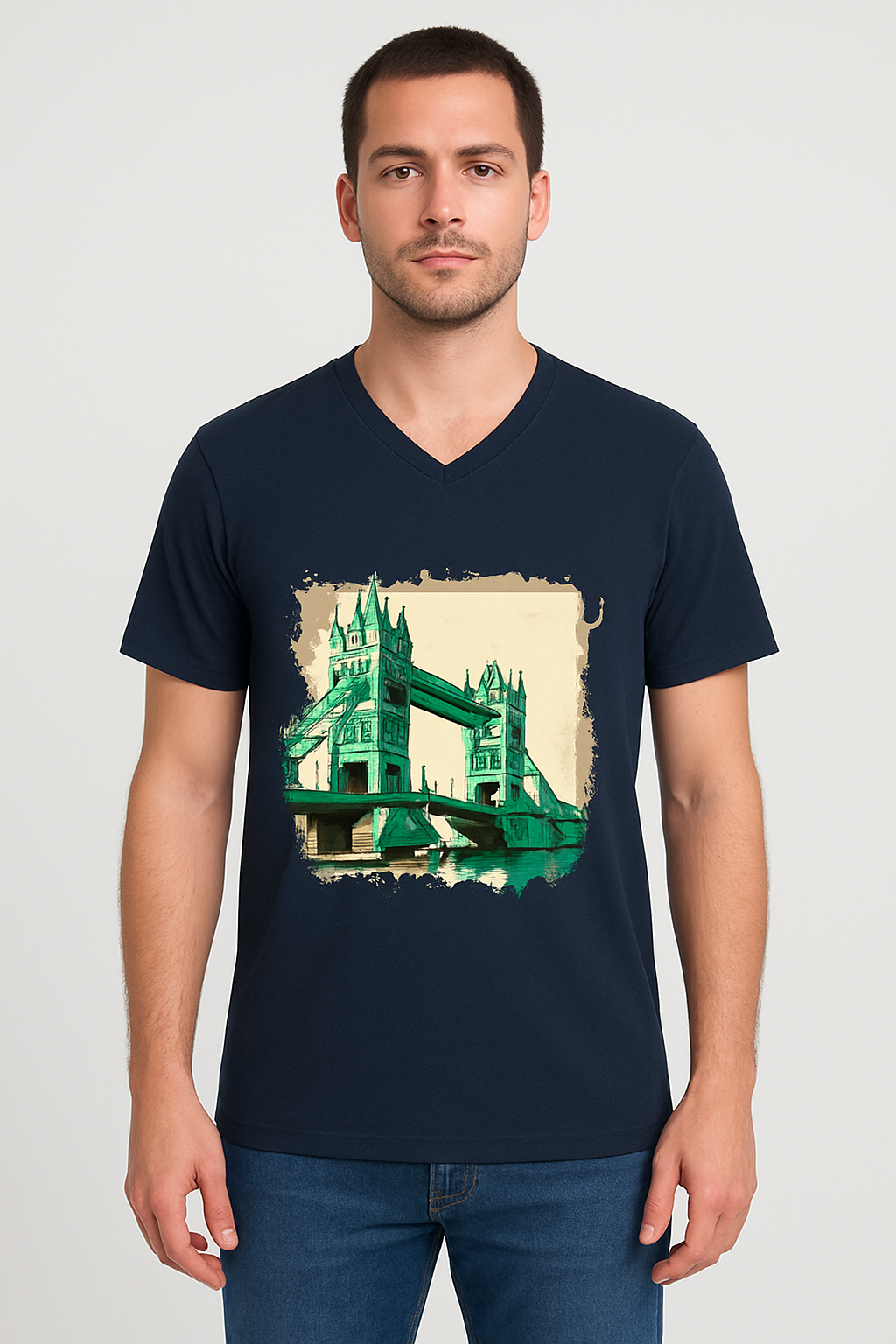 Unisex V Neck T-Shirt