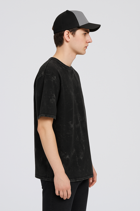 Acid Wash Unisex Oversized Classic T-Shirt
